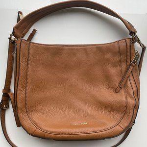 MICHAEL KORS LARRGE BROWN LEATHER BAG